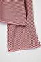 Pink Striped Spanish/Bell Sleeve Soft Stretch Knitted T-Shirt Twoaw27Ts00126 - 2