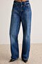 Blue Super High Waist Wide Leg Jeans Twoaw27Je00311 - 3