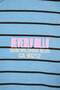 Blue Striped Printed Regular Fit Printed Knitted T-Shirt Twoaw27Ts00113 - 2