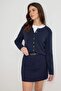 Dark Navy Blue Shorts & Bermuda Twoaw26Sr00055 - 2