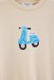 Beige Boy's 100% Cotton Oversize Plain Knitted Sweatshirt Tkdaw27Sw00106 - 8