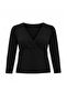 Black Knitted T-Shirt Twoaw27Ts00103