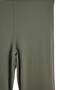 Khaki Spanish Flare Slit Knitted Plus Size Trousers Tbbaw23Ar00030 - 3