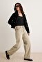 Gray High Waist Barrel Jeans Twoaw27Je00325 - 2