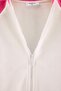 Powder Plain Fleece Zippered Knitted Cardigan Tkdaw27Sw00092 - 7