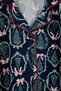 Navy Blue 100% Cotton Christmas Themed Ribbed Woven Pajama Set Thmaw27Pt00193 - 9