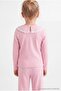 Pink Ribbed Flexible Girls' Plain Knitted Bottom - Top Set Tkdaw27Au00047 - 6
