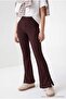 Brown Girl's Plain Knitted Tights Tkdaw27Ta00005 - 5