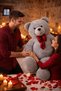 160 Giant Plush Bear Romantic Gift & Home, Cafe, Showcase Decoration