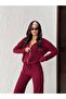 Soft Corduroy Pocket Pants and Zipper Hoodie Set - 5