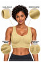 Thick Strap Gathering Crop Top Seamless Athlete Bustier 1085 - 2