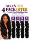 Hair French Curls Braids Deal Pack of 4 22 Inches Long Color B1