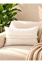 Bohemian Tasseled White Throw Pillow Cover - 2