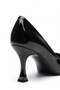 Women's Stiletto Patent Leather Closed Back Stylish Women's Stiletto - 4