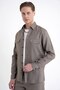 Comfort Fit Side Pocket 100% Linen Khaki Shirt Jacket g 1602