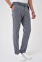 Comfort Fit Belden Fabric Belted Cotton Dark Gray Jogger Pants P 1154 - 3