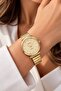 Yellow Metal Women's Wristwatch Ps1789