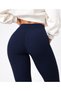 Ribbed, Fleece-Lined, Elasticated Winter Knitted Leggings - 4
