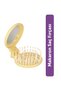 Beauty Makaron Hair Brush - 3D Flexible, Mirrored, Bag Size - Compact Detangler