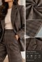 Coffee Color Plaid Patterned Flannel Fabric Wool Cotton - Sold by the Meter - Double Width 150 cm Trousers Skirt Coat Suit Fashion Clothing Fabric - 3