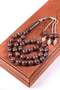 Harun Düzgün Intensive Silver-Engraved Kuka Prayer Beads with Silver Tassels - 4