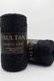 1 Piece of Macrame Cord with 4 Glitter Strands, 200 Grams, 200 Meters, 2 Mm, Bag, Wallet, Supla Runner, Basket, Wall Decoration, Canvas Bag Making, Macrame Knitting Cord Color: 2278 Black Glittery