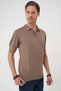 Comfort Fit Polo Neck Cotton Short Sleeve Casual Mink Knitwear T-Shirt Tr 880 - 5