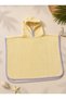 Cotton Soft Girl-Boy Child Sea, Beach, Pool, Bath Hooded Towel Poncho / Yellow - 2