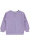 Civil Girls' Plain Sweatshirt |   Interlock Long Sleeve Crew Neck |   School Nursery and Daily Use - Lila