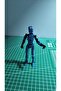 3d Dummy Figür Mavi Renk