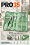35-Piece Professional Manicure Pedicure Set Home Type Foot Hand Face Care Kit 722163