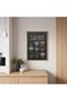 Coffee Menu Framed Table Poster Kitchen Wall Decor Gift - 3
