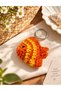 Knitted Orange Fish Charm / Keychain -Orange - 2