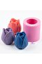 4.5 Chubby Tulip, 3D Flower Silicone Mold K-1641, Scented Stone Soap Gypsum Candle Mold