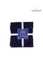 Solid Navy Blue Flannel Blanket – Single (150x200 cm) – Soft & Cozy - 3