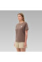 Women's Brown Cs0316 Csc W Stacked Mini Gem Logo Tshirt 9220131-254 - 3
