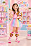 💓   1 Pair of Plush Eared Dog Patterned Girls' Socks (Without Heel) - 3