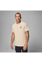 Cs0481 Csc m Stacked Gem Ss Tee Light Brown O Neck Regular Fit Plain Men's T-Shirt - 3