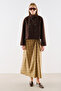 Premium Kisa Kruvaze Jacket Acikahve - 2