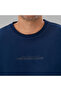 Bar Split Crew Erkek Mavi Outdoor Sweatshirt Cs0274-466 - 6