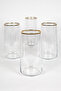 Avantgarde Gold Set of 4 Soft Drink Glasses 520 Cc - 2
