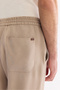 Men's Beige Elastic Waist Breathable Modal Blend Soft Touch Relaxed Fit Jogger Pants A61Y3031 - 6