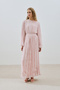 PLEATED CHIFFON DRESS POWDER - 5