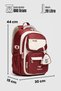 Relaxi̇on 2466 Unisex Primary and Secondary School Backpack Bordo - 9