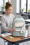 Relaxi̇on 2466 Unisex Primary and Secondary School Backpack Green - 2