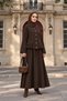 Aurelia Gold Tensel Set - Skirted Suit - Light Brown