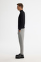 Men's Black Half Turtleneck Rayon Non-Pilling Regular Fit Knitwear Sweater A42Y5100 - 2
