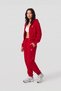 Women's Basic Red Elastic Premium Winter Tracksuit Set - 2