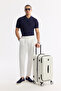 Men's White Classic Waist Viscose Blended Bi-Stretch Trousers A51Y3049 - 8