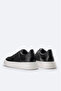 Men's Black 100% Leather Flexible Sole Lightweight Casual Shoes A51Y8004 - 3